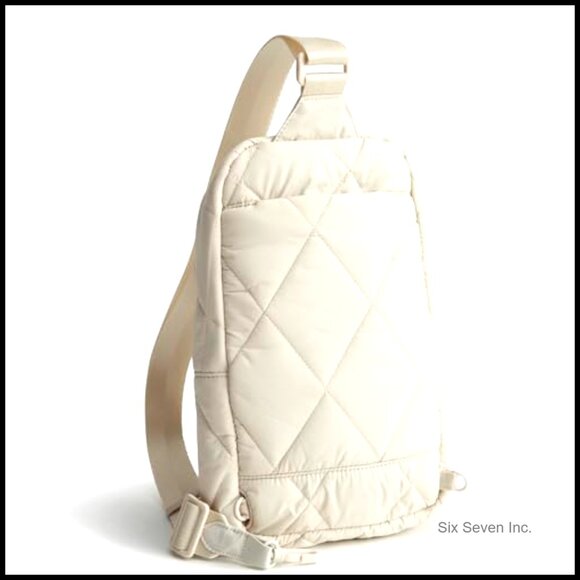 Featherweight Sling Backpack Chic Minimal Daypack Adjustable Strap Water